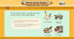 Desktop Screenshot of illinoisschoolsupply.com