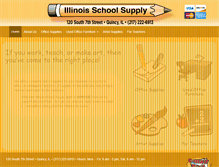 Tablet Screenshot of illinoisschoolsupply.com